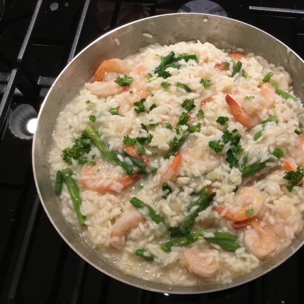 Lemon Risotto with Margherita® Prosciutto and Shrimp