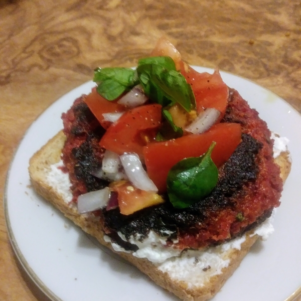 Veggie and Goat Cheese Quinoa Burgers
