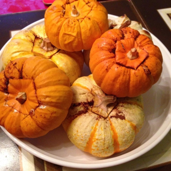 Baked Mini Pumpkins