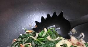Spinach with Pecans