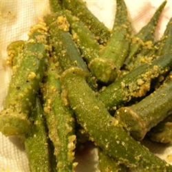 Oven Fried Okra