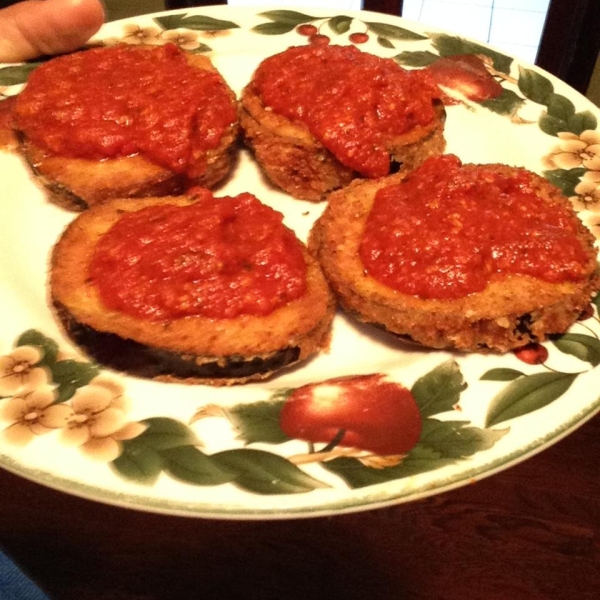 Fried Eggplant Parmesan