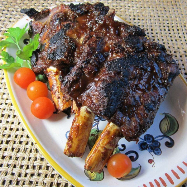 BBQ Bison Back Ribs