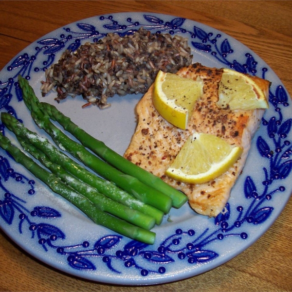 Citrus Broiled Alaska Salmon