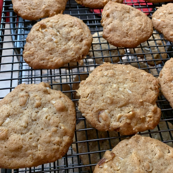 Tahini Honey Oatmeal Cookies