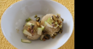 Green Apple Sorbet with Pistachios