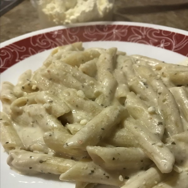 Lighter Fettuccini Alfredo