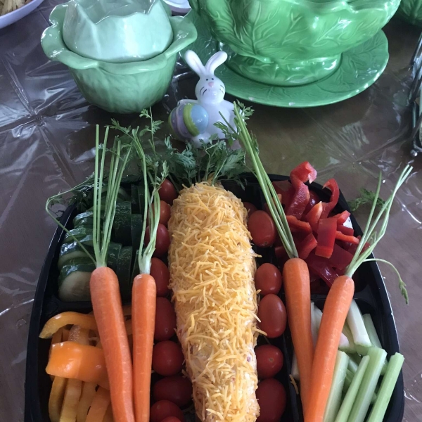 Easter Carrot Cheese Log