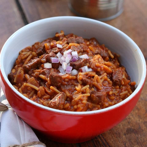 Texas-Style Chili & Rice