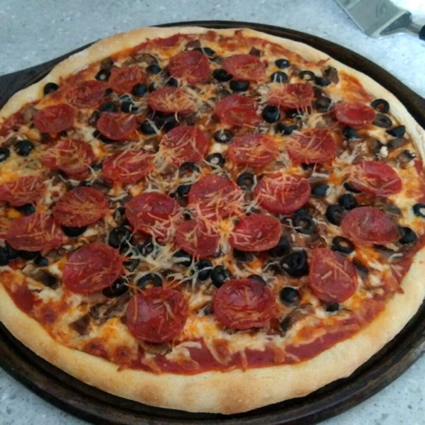 Bread Machine Thin Crust Pizza Dough