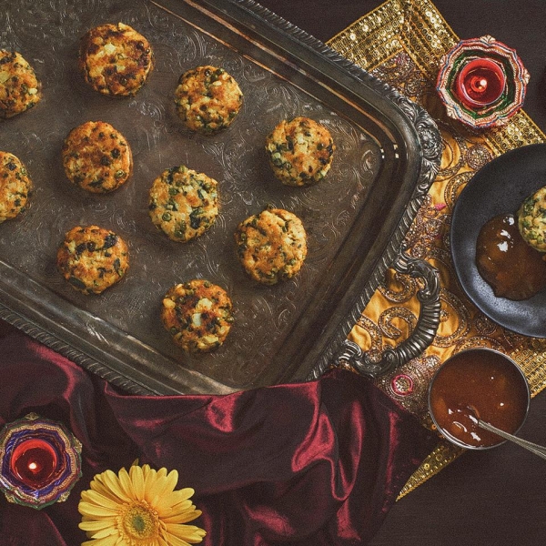 Spinach & Green Pea Patties (Hara Bhara Kebabs)