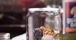 Blackberry Honey Walnut Overnight Oats