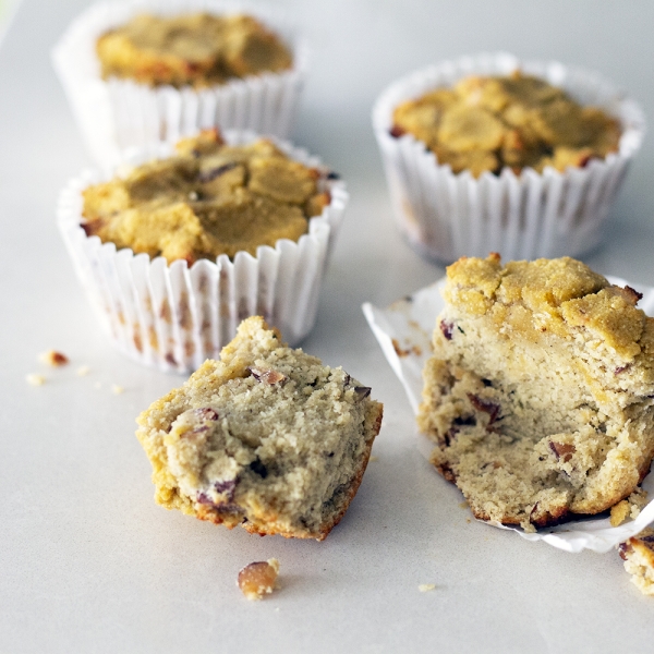 Coconut Flour Banana Nut Muffins