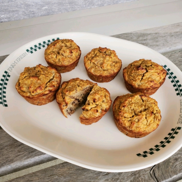 Coconut Flour Banana Nut Muffins