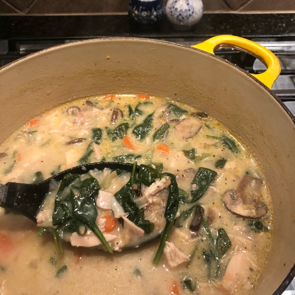 Creamy Chicken & Rice Soup