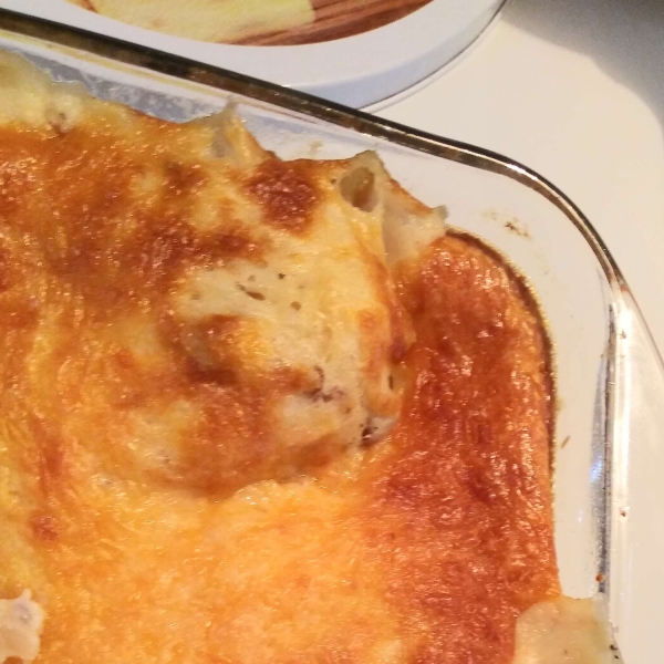 Breakfast Casserole with Biscuits and Gravy