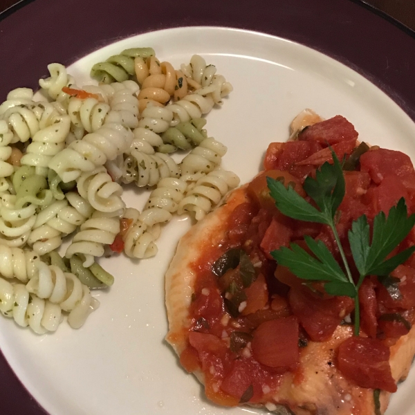 Baked Trout Saratoga