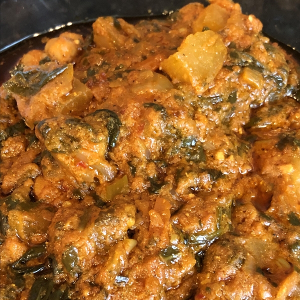 Vegetarian Chickpea Curry with Turnips