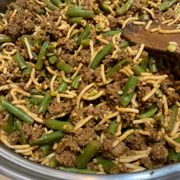 Garlic Mustard Ground Beef