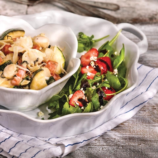 Pasta Rosa with Scallops