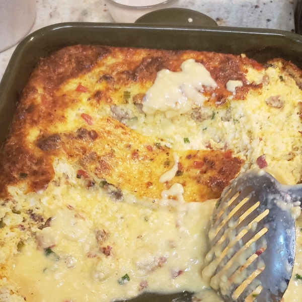 Fast and Fabulous Egg and Cottage Cheese Casserole