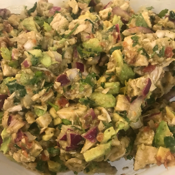 Avocado Chicken Lettuce Wraps