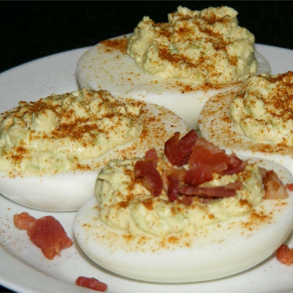 Guacamole Deviled Eggs