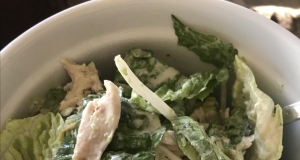 Citrusy Romaine Salad with Shredded Chicken