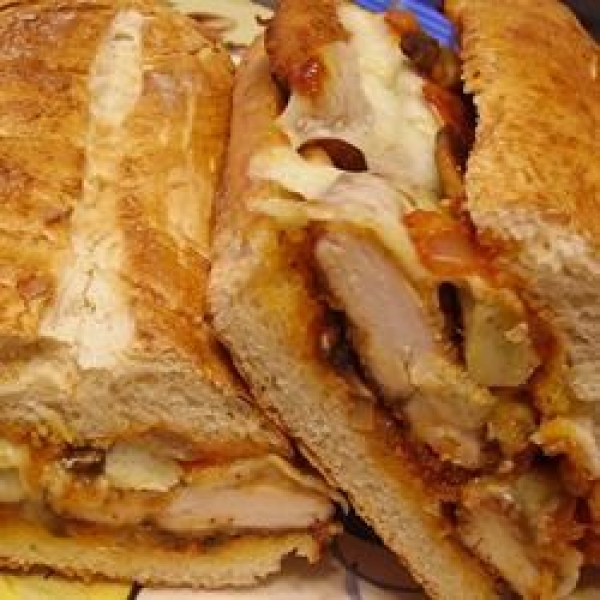 Chicken, Artichoke Heart, and Parmesan Sandwiches