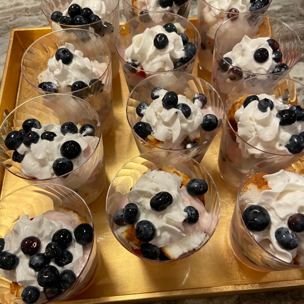 Mini Berry Trifles in a Jar