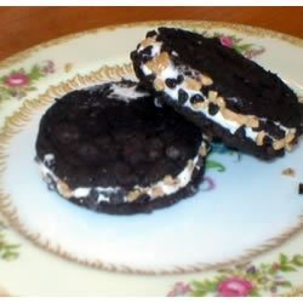 Chocolate Wafer Ice Cream Sandwiches