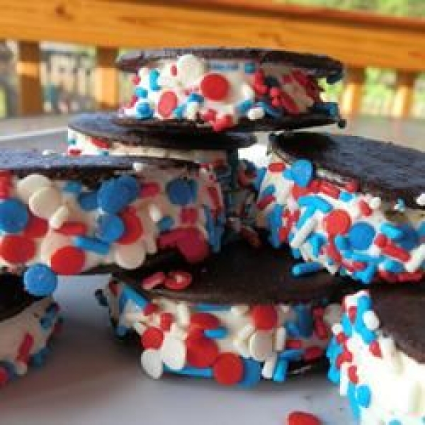 Chocolate Wafer Ice Cream Sandwiches