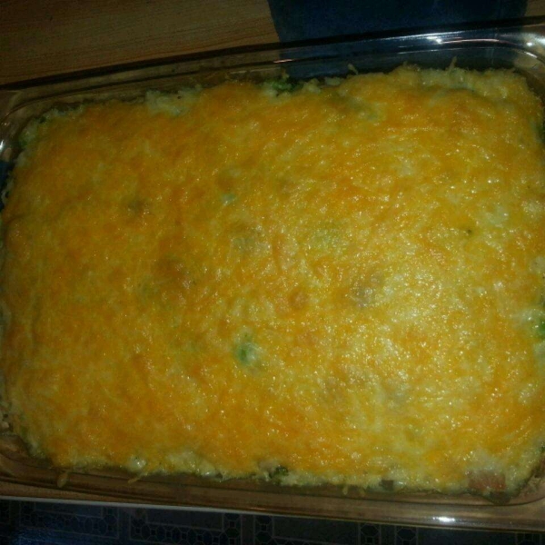 Pork, Broccoli and Rice Casserole
