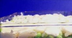 Layered Baby Pea Salad