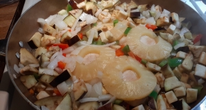 Hawaiian Chicken and Eggplant