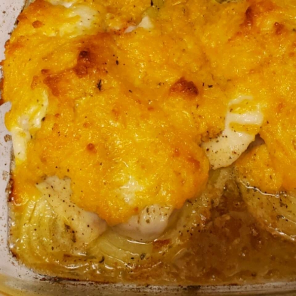 Cheesy Baked Fish