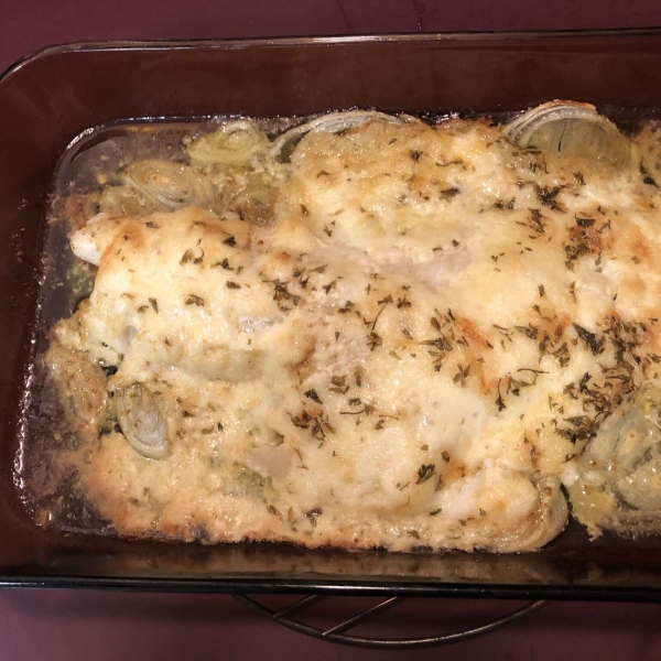 Cheesy Baked Fish