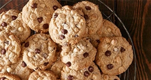Double Chocolate Chip Oatmeal Cookies