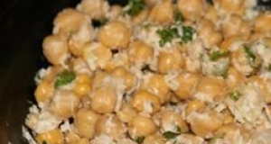 Chickpea Coconut Salad