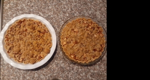 Apple Streusel Pie