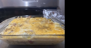 Leftover Ham -n- Potato Casserole