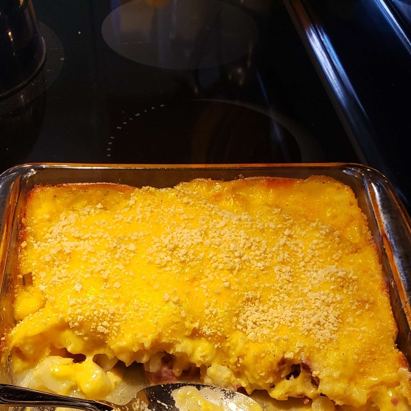 Leftover Ham -n- Potato Casserole