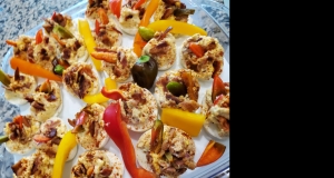 Jalapeno Bacon Cheddar Deviled Eggs