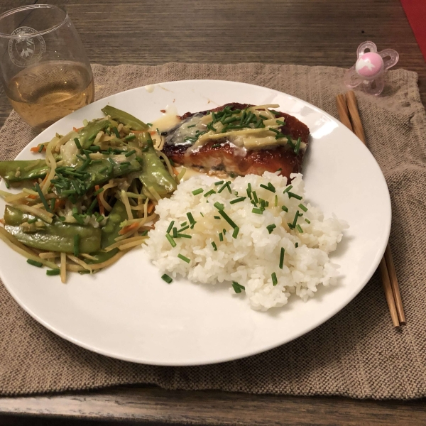 Miso Salmon with Sake Butter