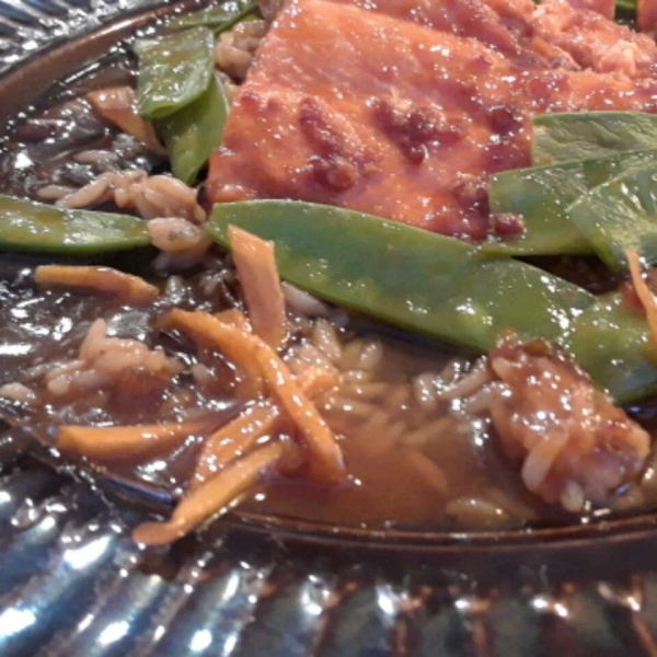 Miso Salmon with Sake Butter