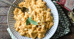 Butternut Squash Walnut Parmesan Pasta