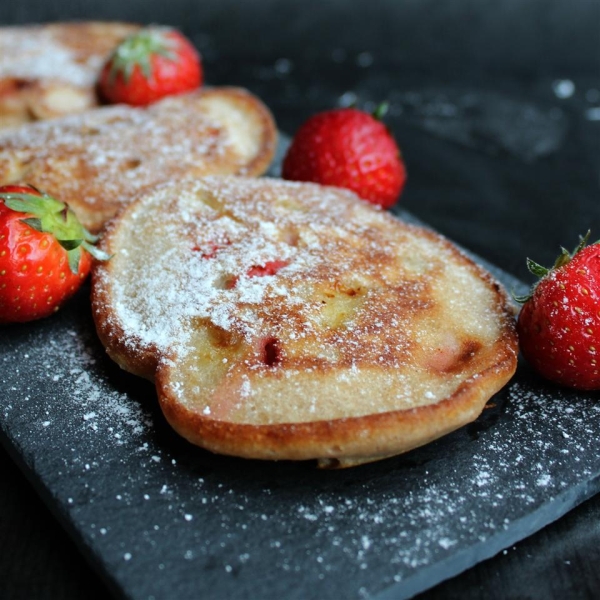 Strawberry-Banana Fritters