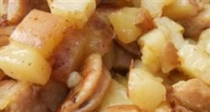 Sweet Breakfast Hash with Apple and Rosemary