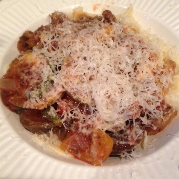 Slow Cooker Ratatouille with Sausage