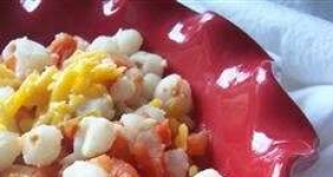 Hominy with Chiles and Tomatoes